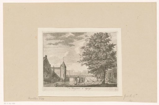 View of the Weerdpoort in Utrecht
