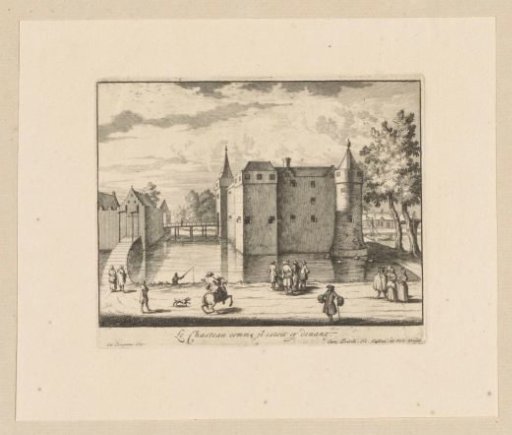 Kasteel Gunterstein as it formerly was