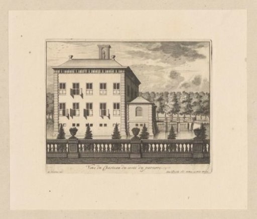 Side view of Gunterstein Castle, Breukelen