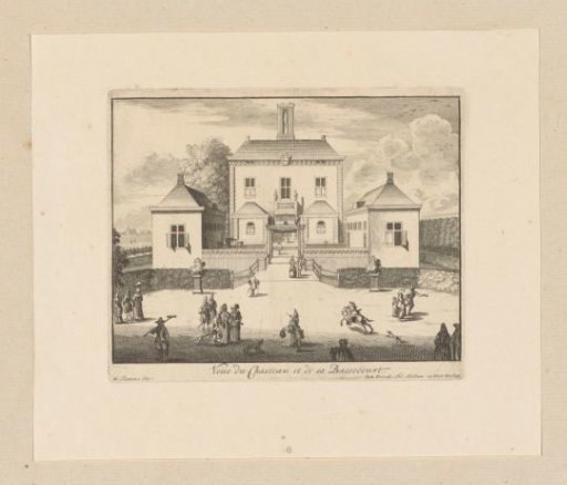 Front view of Gunterstein Castle, Breukelen