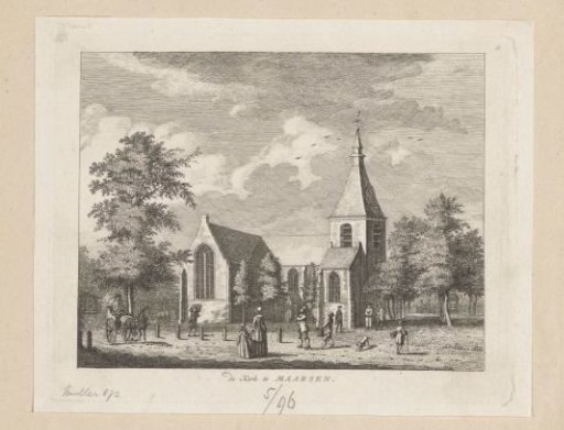 View of the church at Maarssen