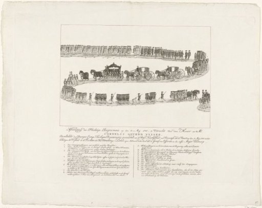 Funeral of Cornelis Govert Visscher, 1787