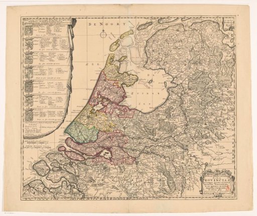 Map of the Republic of the Seven United Netherlands
