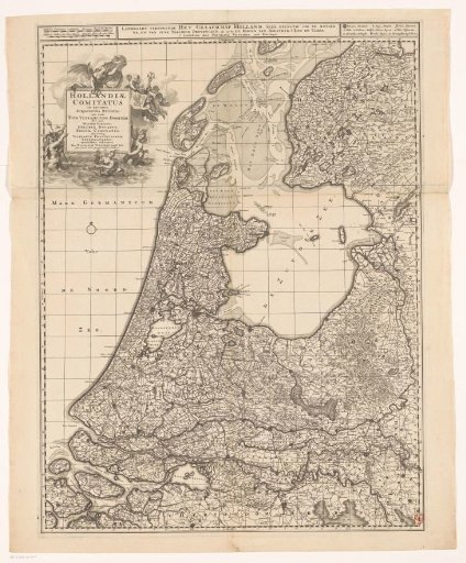 Map of the County of Holland