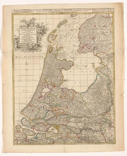 Map of the County of Holland