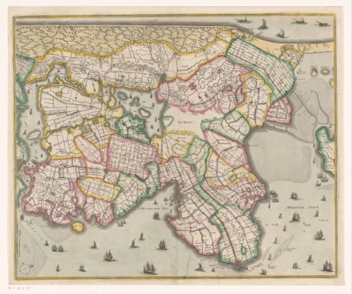 Map of North Holland