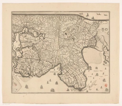 Map of North Holland