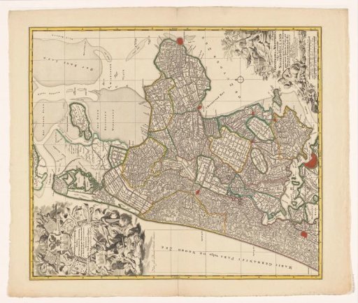 Map of Kennemerland and West-Friesland