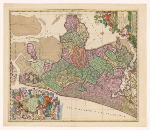 Map of Kennemerland and West-Friesland