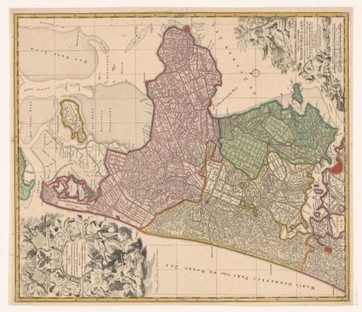 Map of Kennemerland and West-Friesland