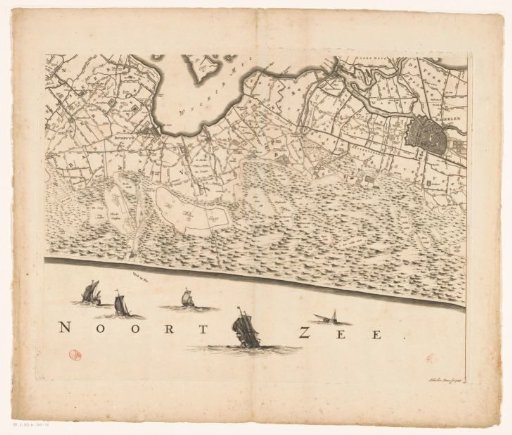 Map of Kennemerland and West-Friesland (part sixteen)