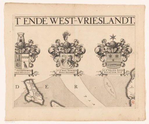 Map of Kennemerland and West-Friesland (fourth part)