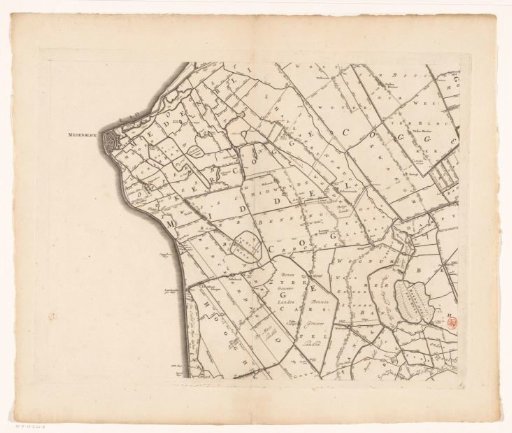 Map of Kennemerland and West-Friesland (sixth part)