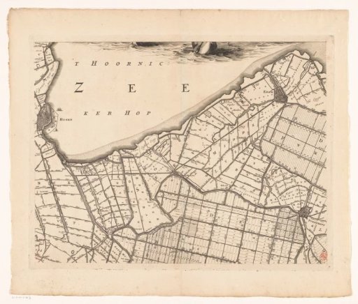 Map of Kennemerland and West-Friesland (seventh part)