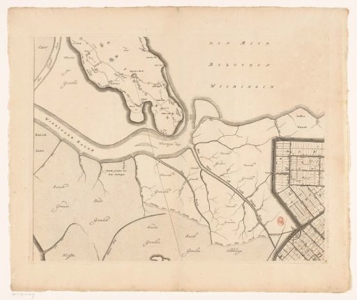 Map of Kennemerland and West-Friesland (ninth part)