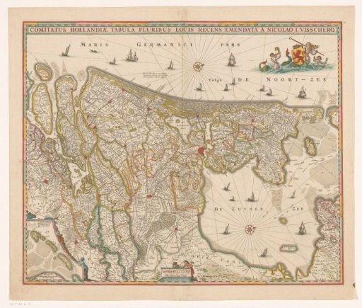Map of the County of Holland