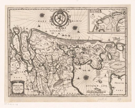 Map of the County of Holland