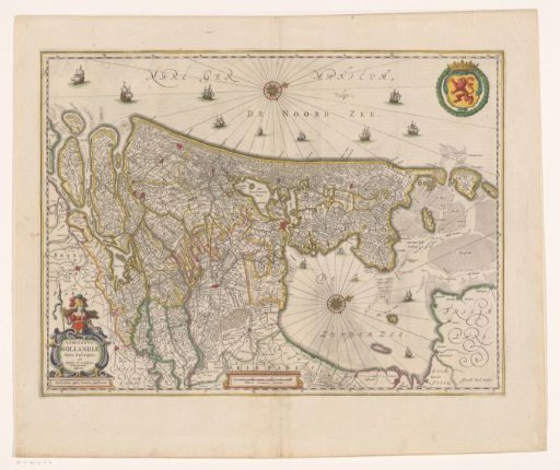 Map of the County of Holland