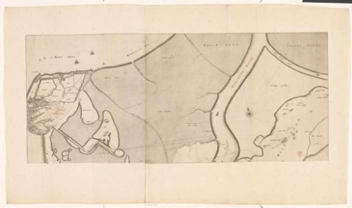 Map of the polder Koegras (upper part)