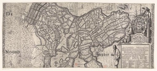 Map of North Holland (upper part)