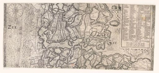 Map of North Holland (middle part)