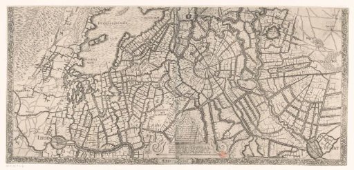 Map of North Holland (lower part)