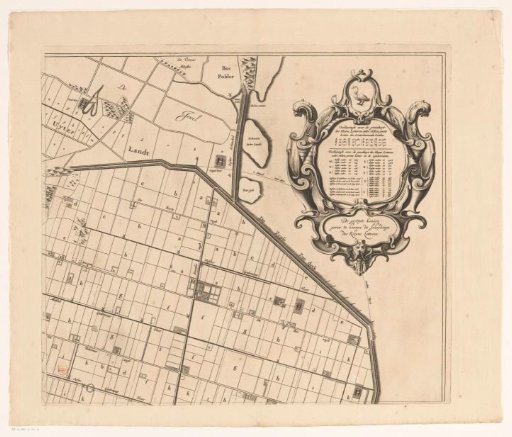 Map of the Zijpe and Hazepolder (upper right part)