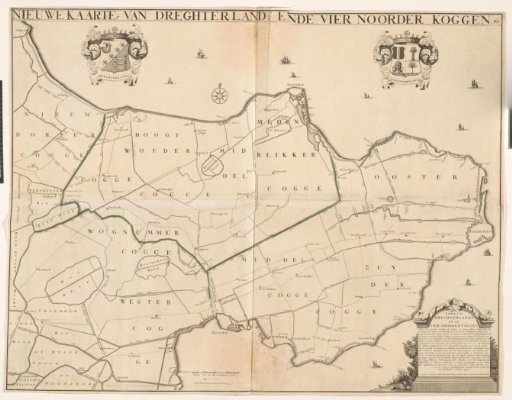 Map of the Trades of the Drechterland and the Four Northern Koggen