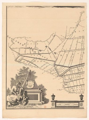Map of the Dike-Board of Drechterland (First Part from Below)