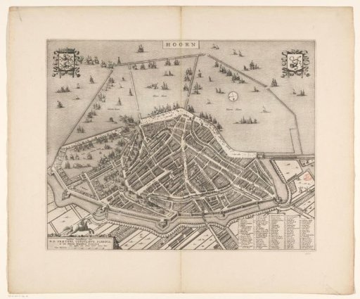 Map of Hoorn