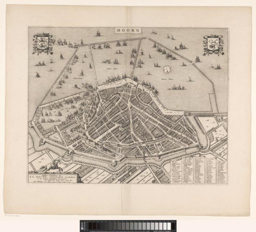 Map of Hoorn