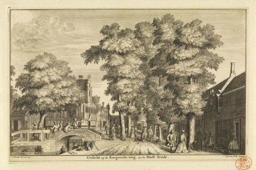 View of the Koepoortsweg in Hoorn