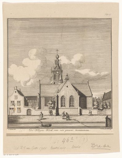 View of the Kleine or Markendaalse Church in Breda