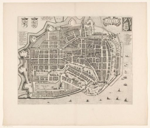 Map of Enkhuizen
