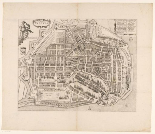 Map of Enkhuizen