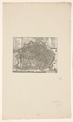 Map of Enkhuizen