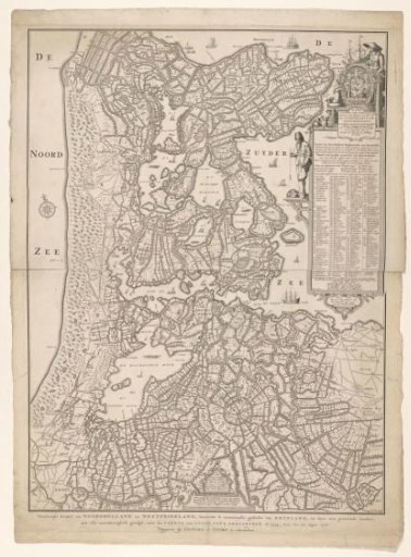 Map of North Holland