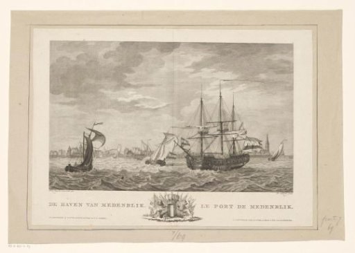 View of the harbour of Medemblik