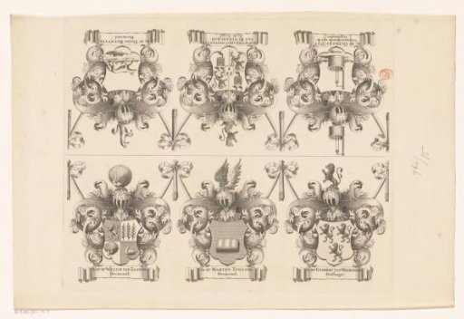 Plate for the Border of a Map of the Purmer (First Plate)