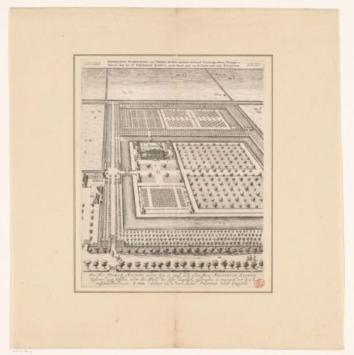 Map of the Country Estate Vredenburg in the Beemster