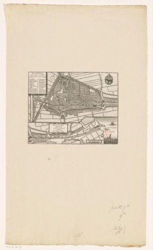 Plattegrond van Edam