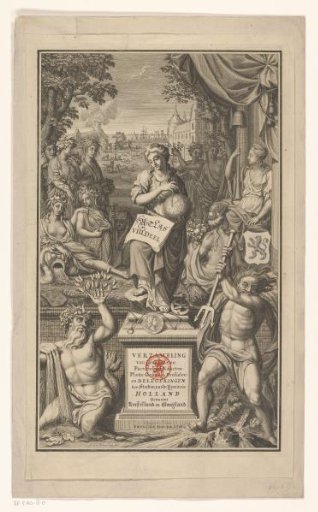 Title Print for Portfolio 8 of the Atlas Ottens (Amstelland and Gooiland)