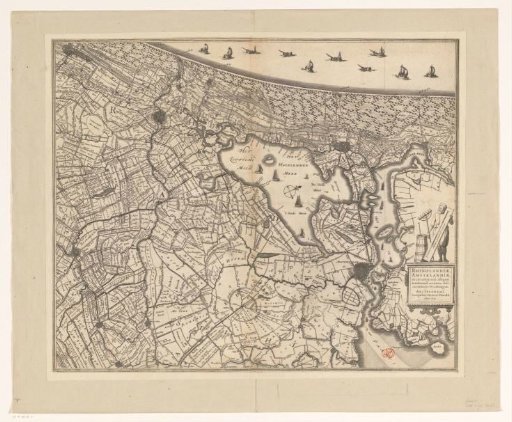 Map of Rijnland and Amstelland