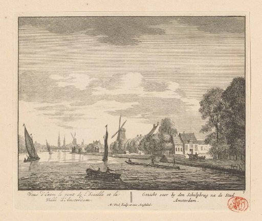 View of the Amstel at the inn De Schulp
