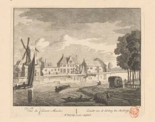View of the Amstel at the inn Het Molentje
