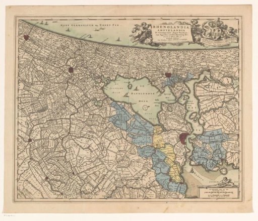 Map of Rijnland and Amstelland