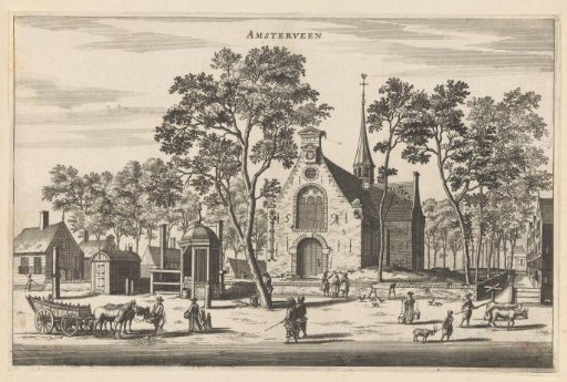 View of the church at Amstelveen