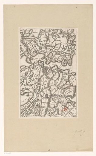 Map of the Area Around Amsterdam
