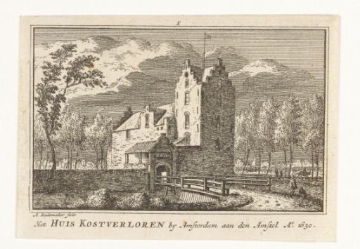 View of Huis Kostverloren, 1630