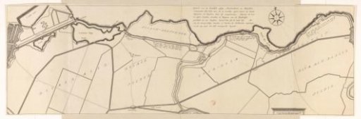 Map of the sea dyke east of Muiden, 1703